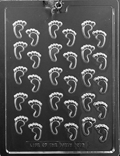 LEGLO Bite Size Decos Baby Feet Candy Mold Baby Shower Soap Mold leglo - Image 1